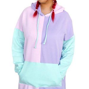 My Violet Jellybean Oversized Longline Hoodie